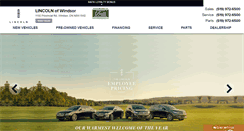 Desktop Screenshot of lincolnofwindsor.com