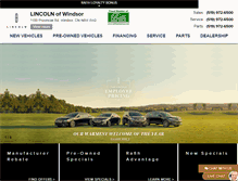 Tablet Screenshot of lincolnofwindsor.com